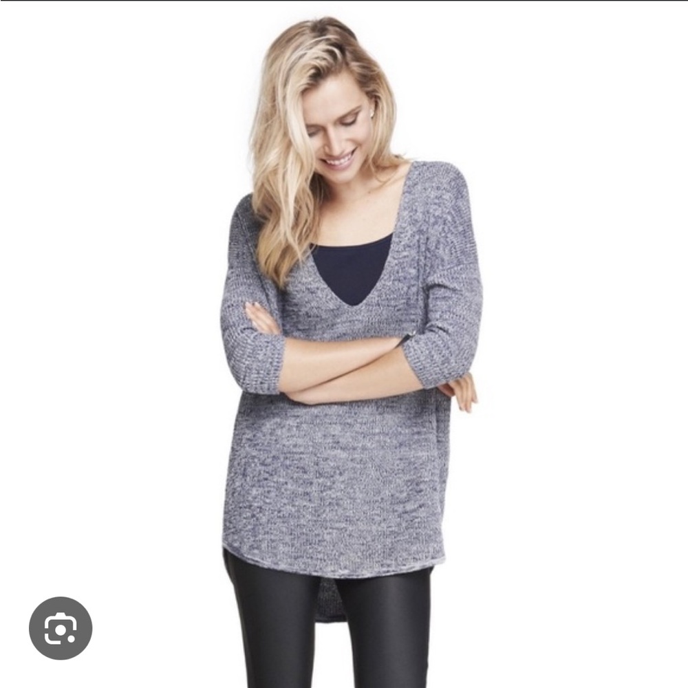 Express Women's Gray London Sweater